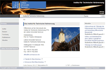 Tablet Screenshot of itv.uni-hannover.de