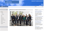 Desktop Screenshot of prod.uni-hannover.de