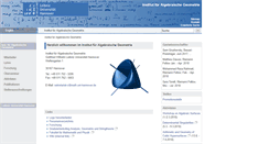Desktop Screenshot of iag.uni-hannover.de