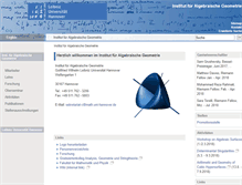 Tablet Screenshot of iag.uni-hannover.de