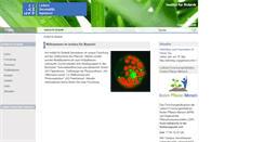 Desktop Screenshot of botanik.uni-hannover.de