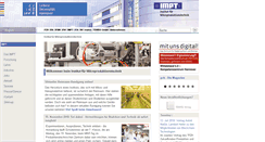 Desktop Screenshot of impt.uni-hannover.de