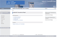 Desktop Screenshot of itp.uni-hannover.de