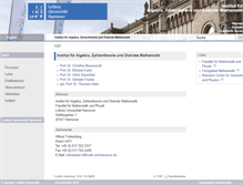 Tablet Screenshot of iazd.uni-hannover.de