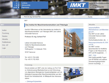 Tablet Screenshot of imkt.uni-hannover.de