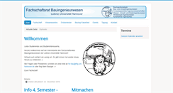 Desktop Screenshot of fsr-bau.uni-hannover.de