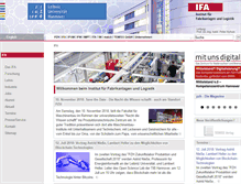 Tablet Screenshot of ifa.uni-hannover.de