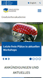 Mobile Screenshot of graduiertenakademie.uni-hannover.de