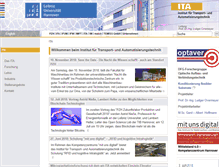 Tablet Screenshot of ita.uni-hannover.de