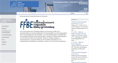 Desktop Screenshot of ffbe.uni-hannover.de