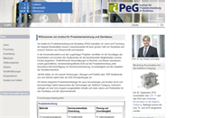 Desktop Screenshot of ipeg.uni-hannover.de