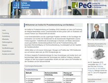 Tablet Screenshot of ipeg.uni-hannover.de