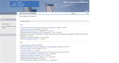 Desktop Screenshot of math-conf.uni-hannover.de