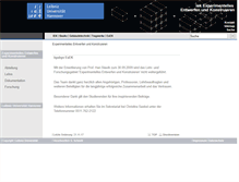 Tablet Screenshot of exek.uni-hannover.de