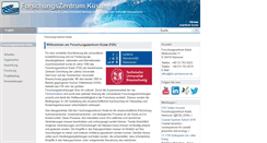 Desktop Screenshot of fzk.uni-hannover.de
