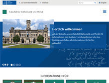 Tablet Screenshot of maphy.uni-hannover.de