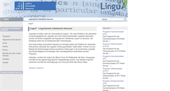 Desktop Screenshot of lingua.uni-hannover.de