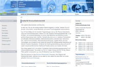 Desktop Screenshot of ikt.uni-hannover.de