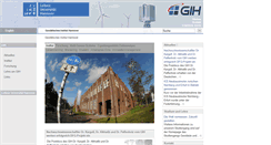 Desktop Screenshot of gih.uni-hannover.de