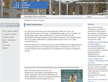 Tablet Screenshot of gendergastprofessur.uni-hannover.de
