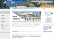 Desktop Screenshot of foerder-geodaesie.uni-hannover.de