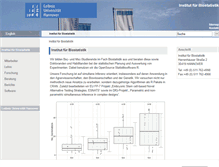 Tablet Screenshot of biostat.uni-hannover.de