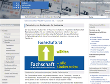 Tablet Screenshot of nawi.uni-hannover.de