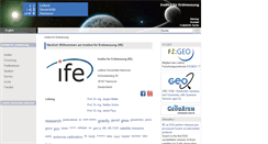 Desktop Screenshot of ife.uni-hannover.de