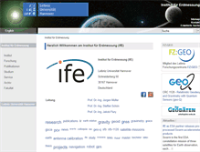 Tablet Screenshot of ife.uni-hannover.de