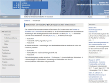 Tablet Screenshot of ibw.uni-hannover.de