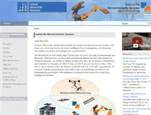 Tablet Screenshot of imes.uni-hannover.de