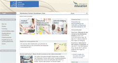 Desktop Screenshot of lehrerbildung.uni-hannover.de