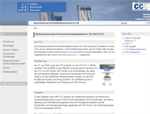 Tablet Screenshot of ccc.uni-hannover.de