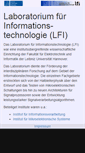Mobile Screenshot of lfi.uni-hannover.de
