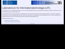 Tablet Screenshot of lfi.uni-hannover.de