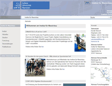 Tablet Screenshot of massivbau.uni-hannover.de