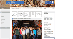 Desktop Screenshot of igth.uni-hannover.de