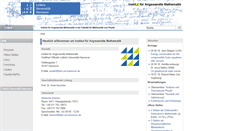 Desktop Screenshot of ifam.uni-hannover.de