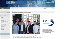Desktop Screenshot of fmt.uni-hannover.de