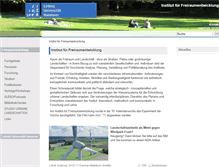 Tablet Screenshot of freiraum.uni-hannover.de
