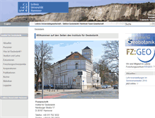 Tablet Screenshot of geobotanik.uni-hannover.de