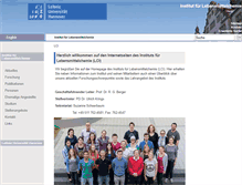 Tablet Screenshot of lci.uni-hannover.de