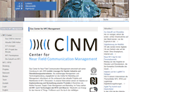 Desktop Screenshot of cnm.uni-hannover.de