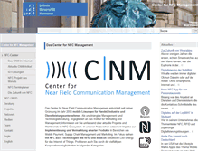 Tablet Screenshot of cnm.uni-hannover.de