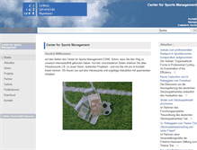 Tablet Screenshot of csm.uni-hannover.de